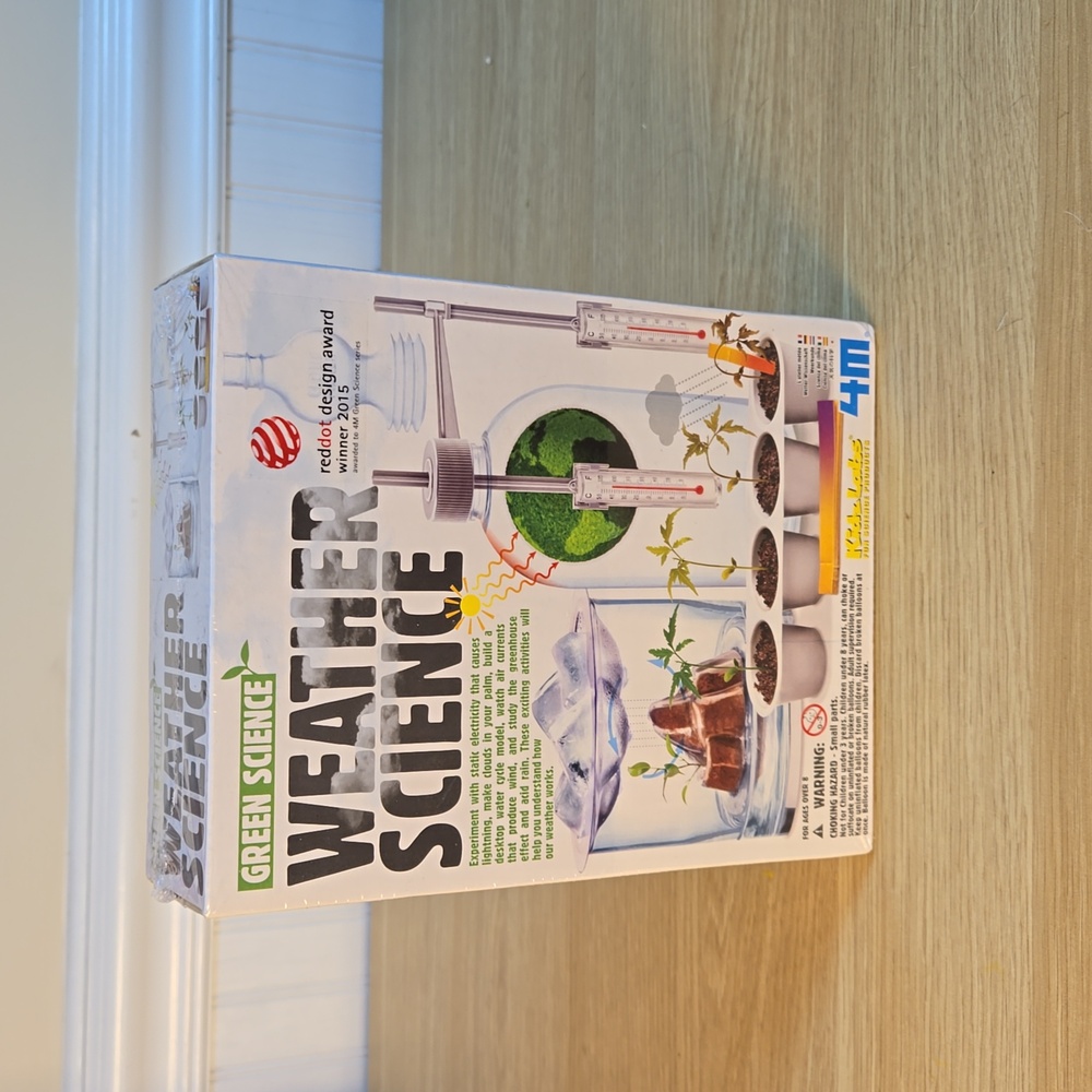 🆕 Green Science Weather Station KidzLabs 4M Fun Science Projects Home School